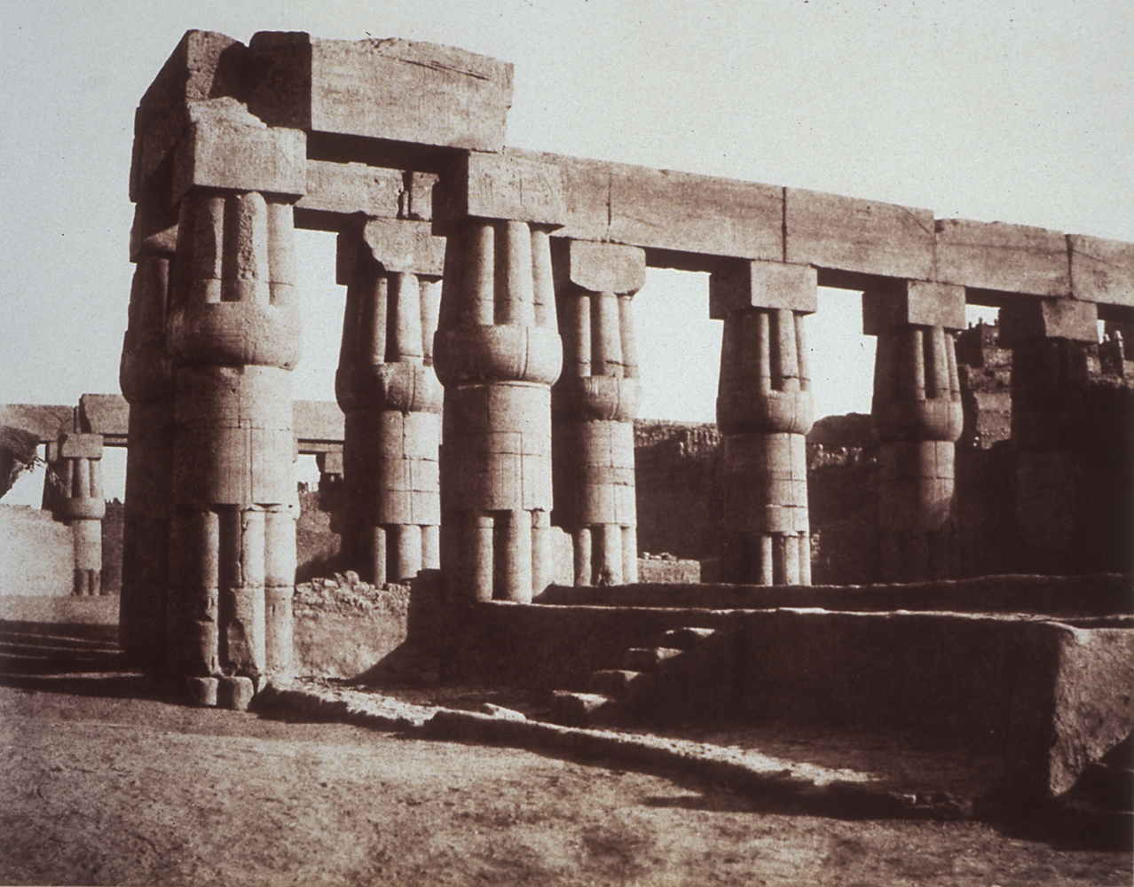 Félix TEYNARD (French, 1817-1892) "Égypte, Louksor (Thèbes). Construction Postérieure, Galeries Parallèles. Pl. 32", 1851-1852 Salt print, 1853-1854, from a waxed paper negative 24.0 x 30.4 cm
