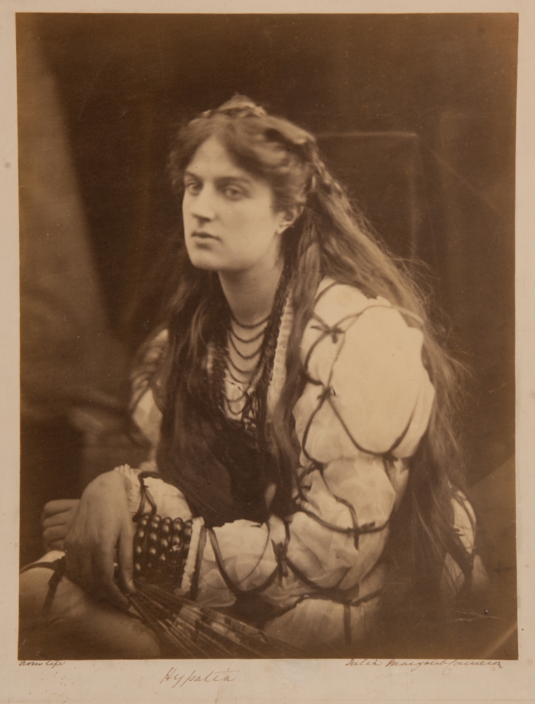 Julia Margaret Cameron (English, born in India, 1815-1879) "Hypatia, Marie Spartali", 1867 or 1868 Albumen print from a wet collodion negative 31.9 x 24.8