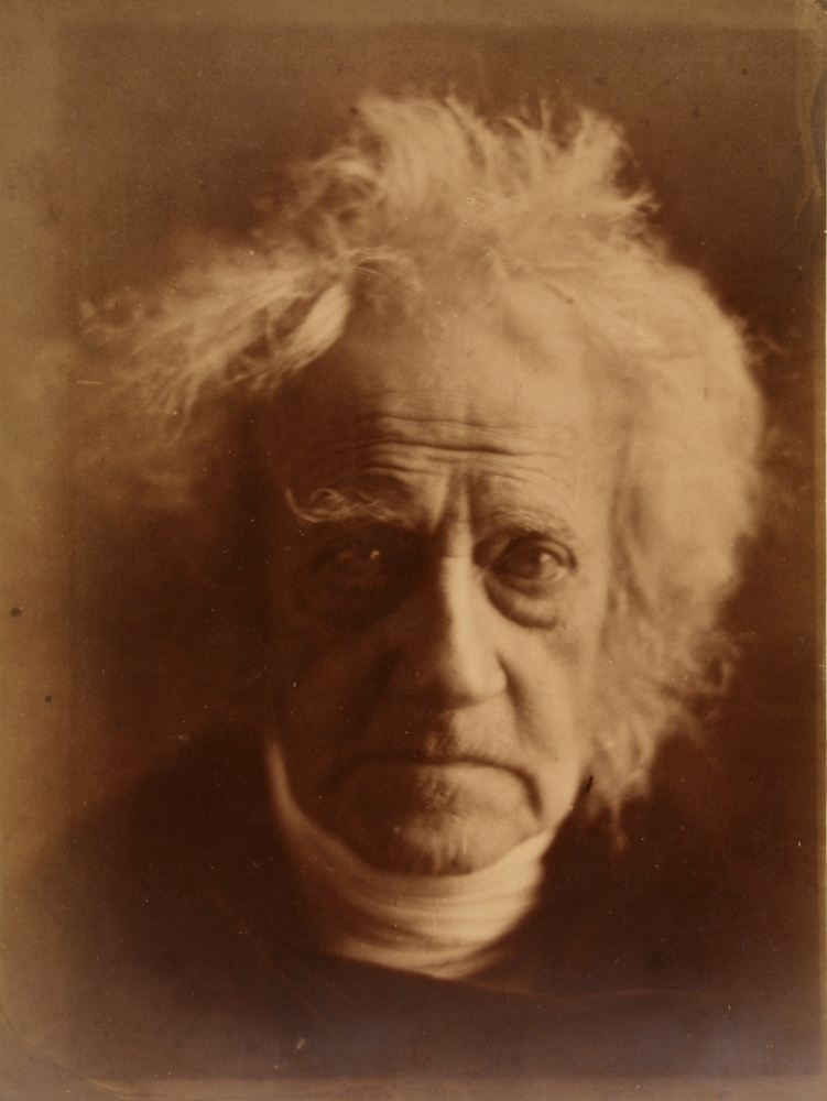 Julia Margaret CAMERON (English, born in India, 1815-1879) Sir J. F. W. Herschel, April 1867 Albumen print from a collodion negative 35.7 x 26.4 cm mounted on 43.1 x 32.3 cm paper Signed, dated, and inscribed by the photographer “April 1867 From life not enlarged taken at Sir John Herschel’s own residence Collingwood by Julia Margaret Cameron” in ink on mount recto