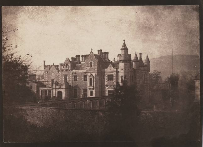 William Henry Fox TALBOT (English, 1800-1877) "Abbotsford", 1844 Salt print from a calotype negative 15.3 x 22.0 cm on 18.5 x 22.9 cm paper Titled in pencil, and "LA27" in black ink, on verso