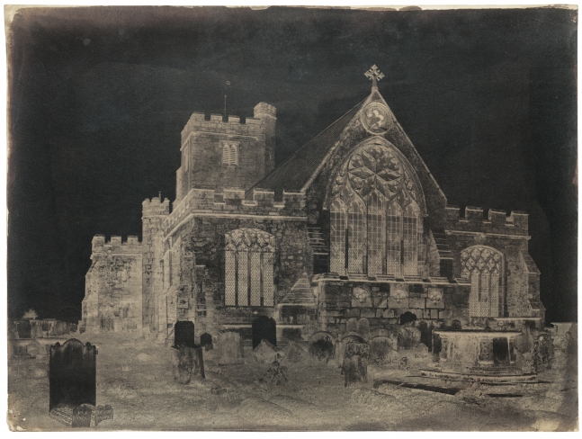 Benjamin Brecknell TURNER (English, 1815-1894) East end, Hawkhurst Church, Kent, 1852-1854 Waxed calotype negative 29.9 x 39.8 cm