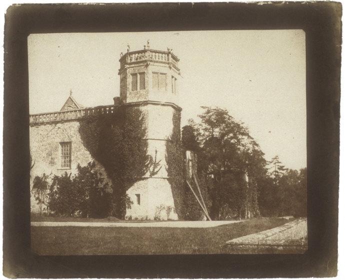 William Henry Fox TALBOT (English, 1800-1877) The Tower of Lacock Abbey, 1845 Salt print from a calotype negative, 16.1 x 19.8 cm