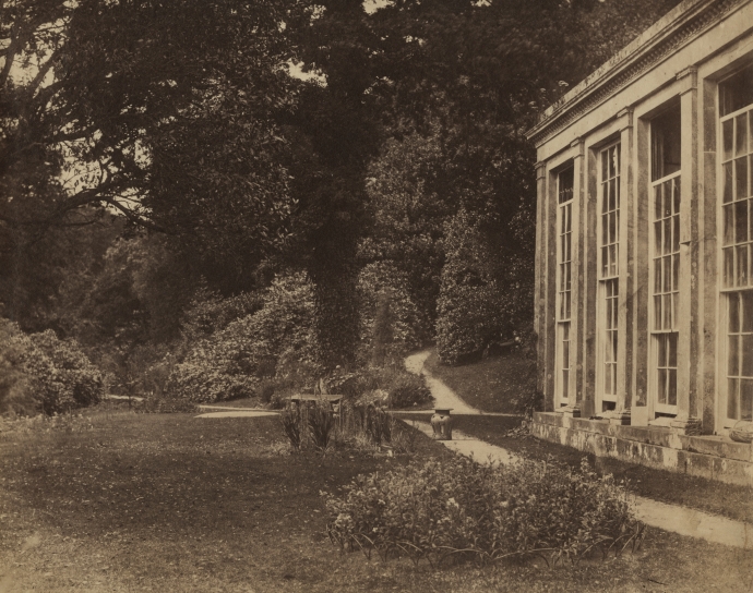 John Dillwyn LLEWELYN (Welsh, 1810-1882) The Orangery at "Penrice, seat of Christopher Rice Mansel Talbot, MP", circa 1854 Albumen print from a collodion negative 19.0 x 24.2 cm
