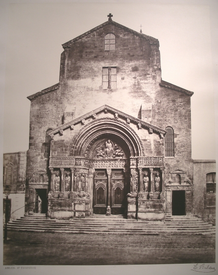 Édouard BALDUS (French, 1813-1889) Arles, St. Trophime, before 1862 Albumen print from a collodion negative 42.6 x 33.6 cm